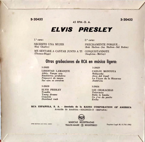 spain el ritmo de elvis presley 2