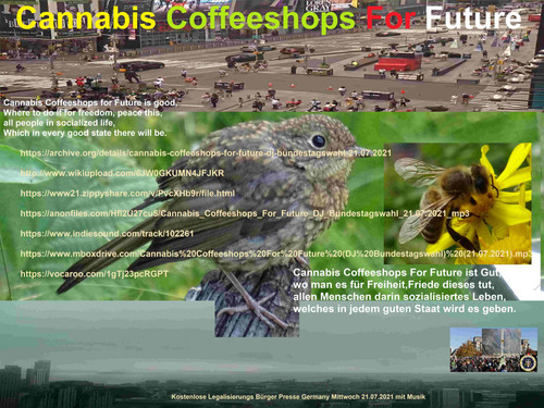 Cannabis Coffeeshops For Future , DJ Bundestagswahl , BotCaNy