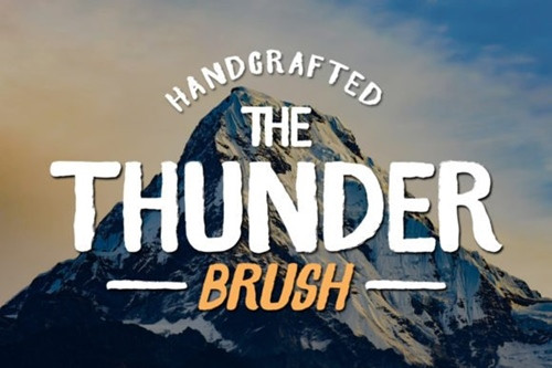 Thunder Brush Font.jpg