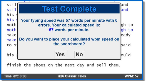 wpm 57 third time