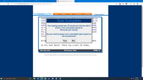 outplex typing test 2