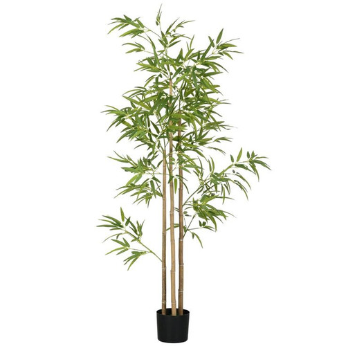 HOMCOM 6' Artificial Bamboo Tree, Potted Indoor Fake Plant for Home Office, Living Room Decor.jpg