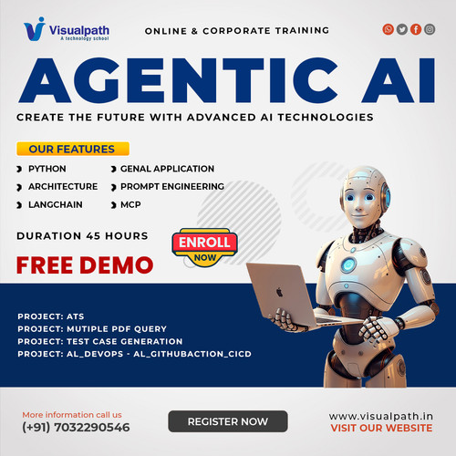 Visualpath offers industry-focused Best Agentic AI Course Online with hands-on projects and expert-led sessions. Enroll in Agentic AI Training designed with corporate training standards and globally accessible learning. Recognized for quality Agentic AI Training in Hyderabad, this program helps you build real-world AI agent solutions. 
📞 Call: +91 7032290546
📲 WhatsApp: https://wa.me/c/917032290546
🌐 Website: https://www.visualpath.in/agentic-ai-online-training.html
👉Blog: https://visualpathblogs.com/category/agentic-ai/