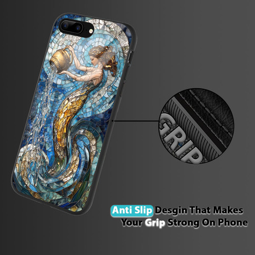 Aquarius Mosaic Stained Glass Innovative Water Bearer Zodiac Decor.jpg