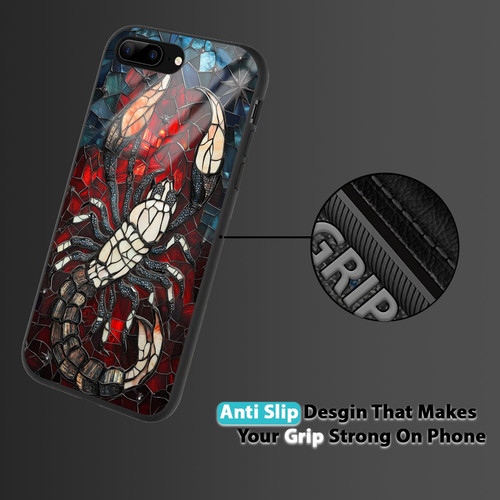 Scorpio Mosaic Stained Glass Mysterious Scorpion Astrology Art.jpg