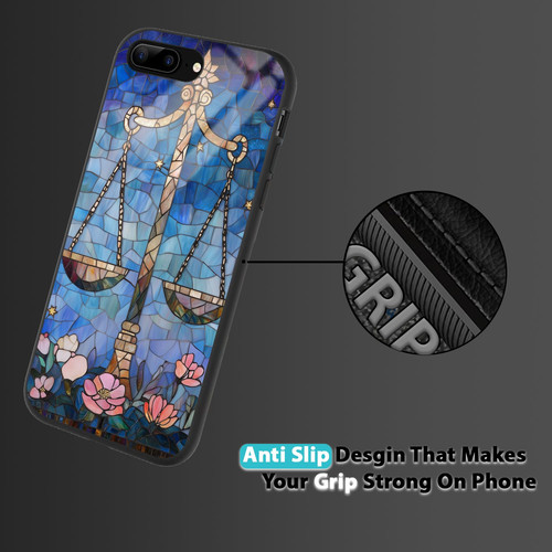 Libra Mosaic Stained Glass Balanced Scales Zodiac Decor.jpg