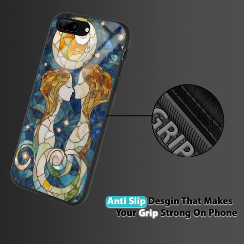 Gemini Mosaic Stained Glass Playful Twins Zodiac Decor.jpg