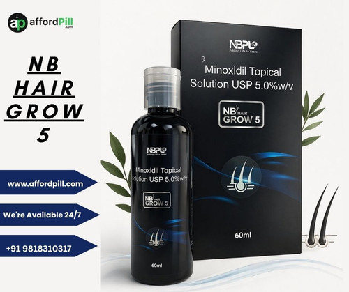 Starting your hair care journey can feel confusing, but NB Hair Grow 5 by AffordPill makes it simple and effective. This advanced solution is designed to support hair growth from the roots by nourishing the scalp and strengthening hair follicles. Regular use helps improve blood circulation, which is essential for healthy hair growth. Whether you are facing early hair fall or thinning hair, NB Hair Grow 5 works as a reliable partner to boost your confidence and help you achieve stronger, healthier hair over time.

Order Now:-https://www.affordpill.com/products/nb-hair-grow-5
E-mail :-info@affordpill.com
Address :-  D-67, Sector-6, Noida, Uttar Pradesh - 201301
Content No:- +91 9818310317