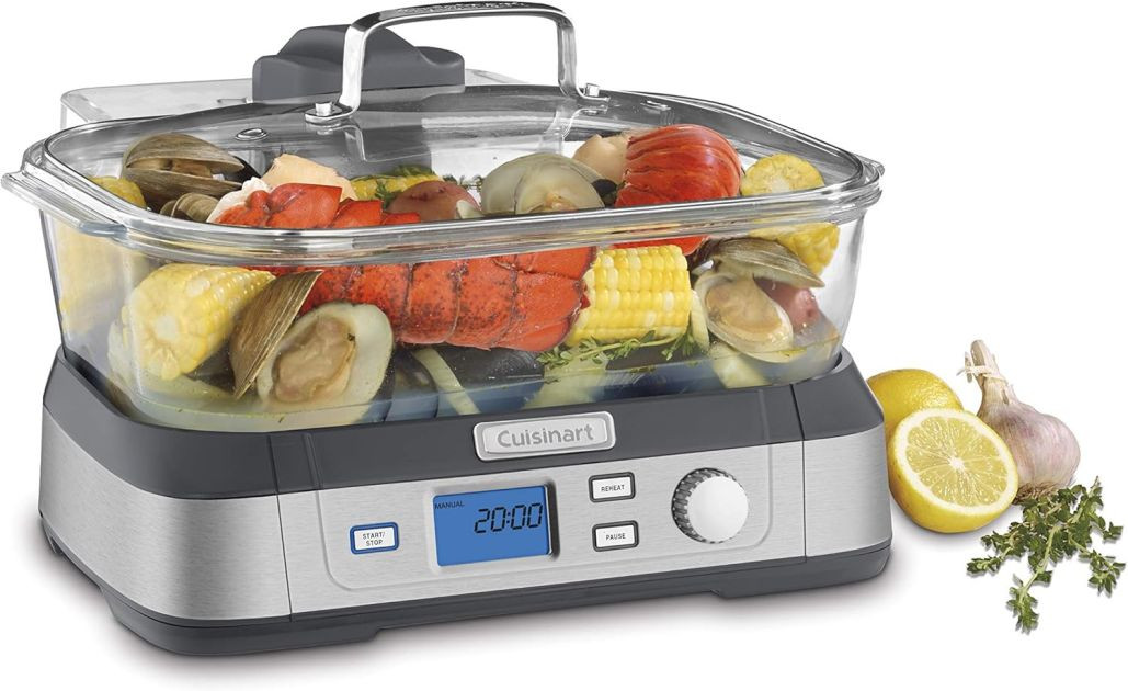 Smart, Healthy Cooking Made Easy with the Cuisinart Cookfresh Digital Glass Food Steamer STM-1000