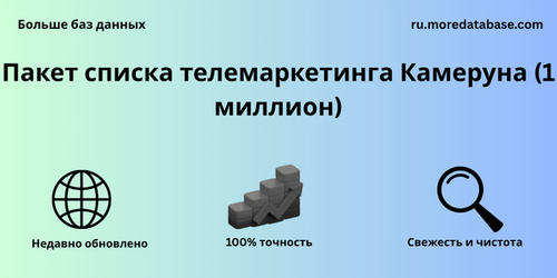 Пакет списка телемаркетинга Камеруна (1 миллион).png