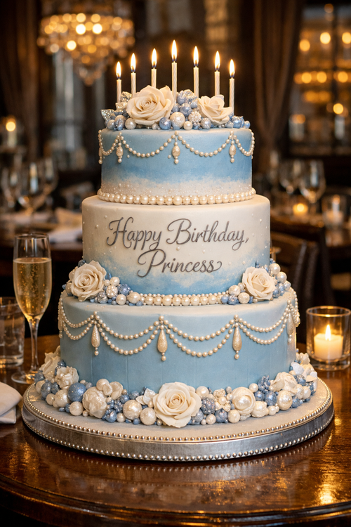 Shy Princess birthday cake.png