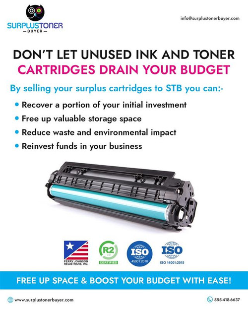 Don’t let unused ink and toner cartridges drain your budget Surplus Toner Buyer.jpg