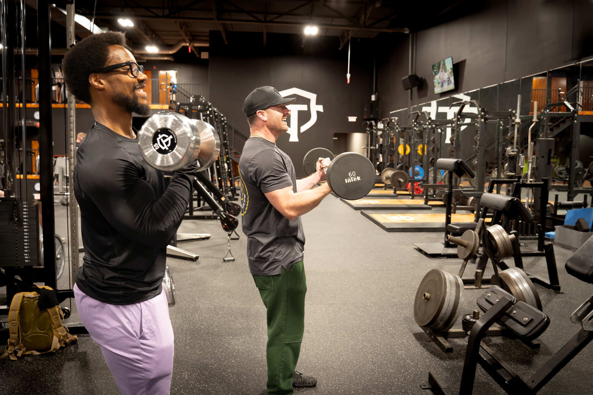 Members training at Overtime Athletic Club