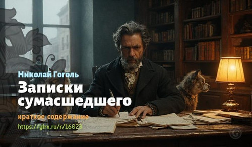 Читать краткий пересказ романа Гоголя «Записки сумасшедшего». Записки сумасшедшего, Гоголь, краткое .jpg
