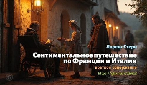 Читать краткий пересказ романа Лоуренса Стерна «Сентиментальное путешествие по Франции и Италии». Се.jpg