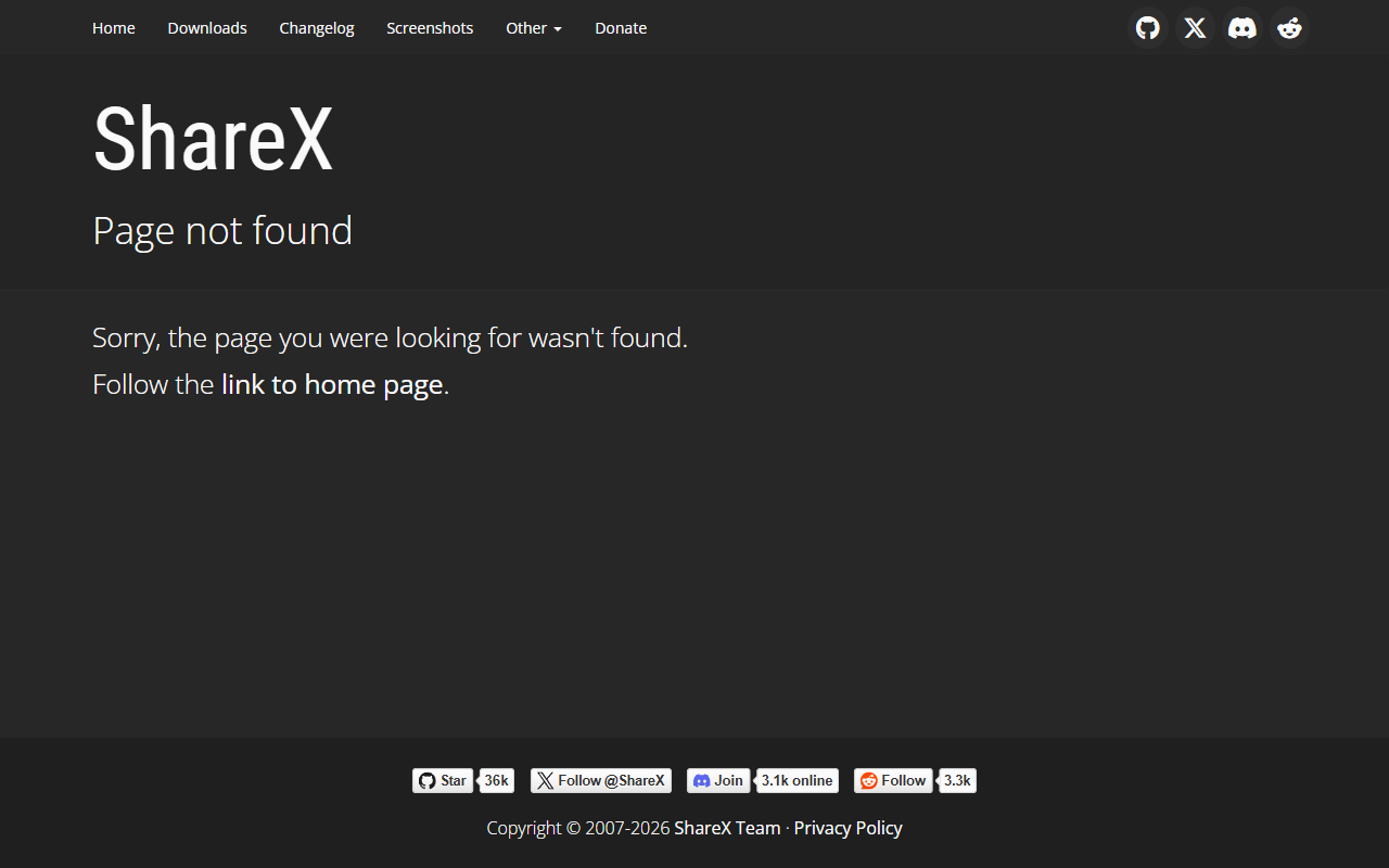 ShareX 기능 목록