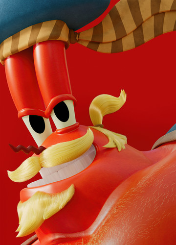 [4000x5557]The Spongebob Movie Search for Squarepants Char Mr Crabs