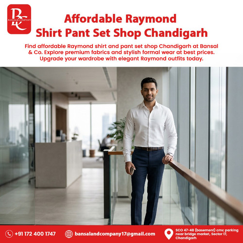 Affordable Raymond Shirt Pant Set Shop Chandigarh.jpg