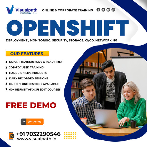 Visualpath delivers Redhat Openshift Training for learners who want to master container platforms and deployment. OpenShift Training Institute Hyderabad explains core concepts step by step. OpenShift Training In Pune helps you understand real-time scenarios clearly. Learn with expert trainers for better understanding. Training available in India, USA, UK, Canada, Dubai, Australia, and globally. Call +91-7032290546.

Website: https://www.visualpath.in/openshift-online-training.html 
WhatsApp: https://wa.me/c/917032290546
Visit Blog:https://visualpathblogs.com/openshift/