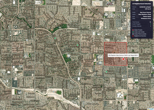 304 Raptors View Avenue North neighborhood map.2