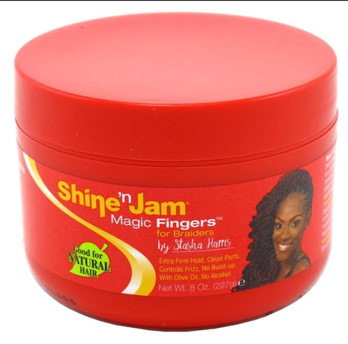 Shine 'n Jam Magic Fingers Conditioning Gel for Braiders by Stasha Harris 8 oz.png