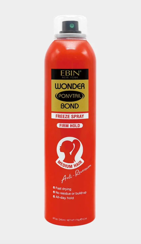 EBIN Wonder Ponytail Bond Freeze Spray Firm Hold Medium Hair 8 fl oz.png
