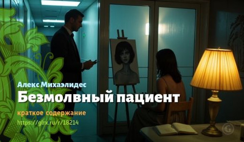 Читать краткий пересказ книги Алекса Михаэлидеса «Безмолвный пациент». Безмолвный пациент, Михаэлиде.jpg