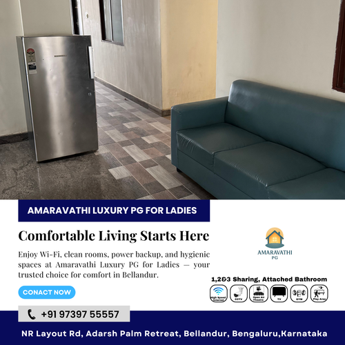 Experience comfort at Amaravathi Luxury PG for Ladies.png