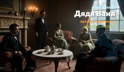 Читать краткий пересказ романа Антона Чехова «Дядя Ваня». Дядя Ваня, Чехов, краткое содержание Антон.jpg