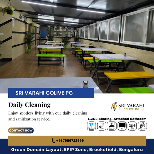 At Sri Varahi Colive PG in Brookefield, we believe a clean space is a happy place..png