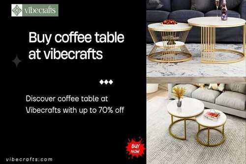 Strong and Stylish Coffee Table for Home-Vibecrafts.jpg
