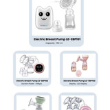 Electric breast pump