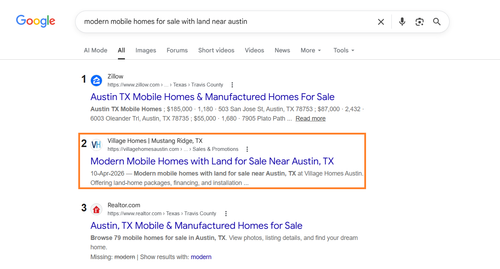 modern mobile homes for sale with land near austin.png