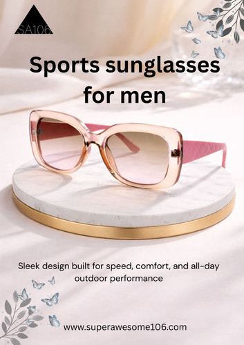 Sports sunglasses for men durable frame UV400 protection lens.jpg