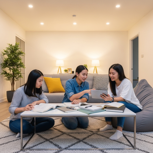 students studying in a modern living room singapore bright lighting far away shot 768x768.png