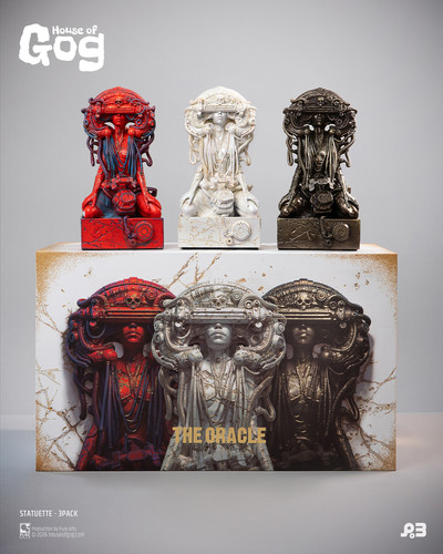The Oracle 3PACK statuette The art of Pascal Blanché x House of Gog reveal & website photos 1024 x 1.jpg