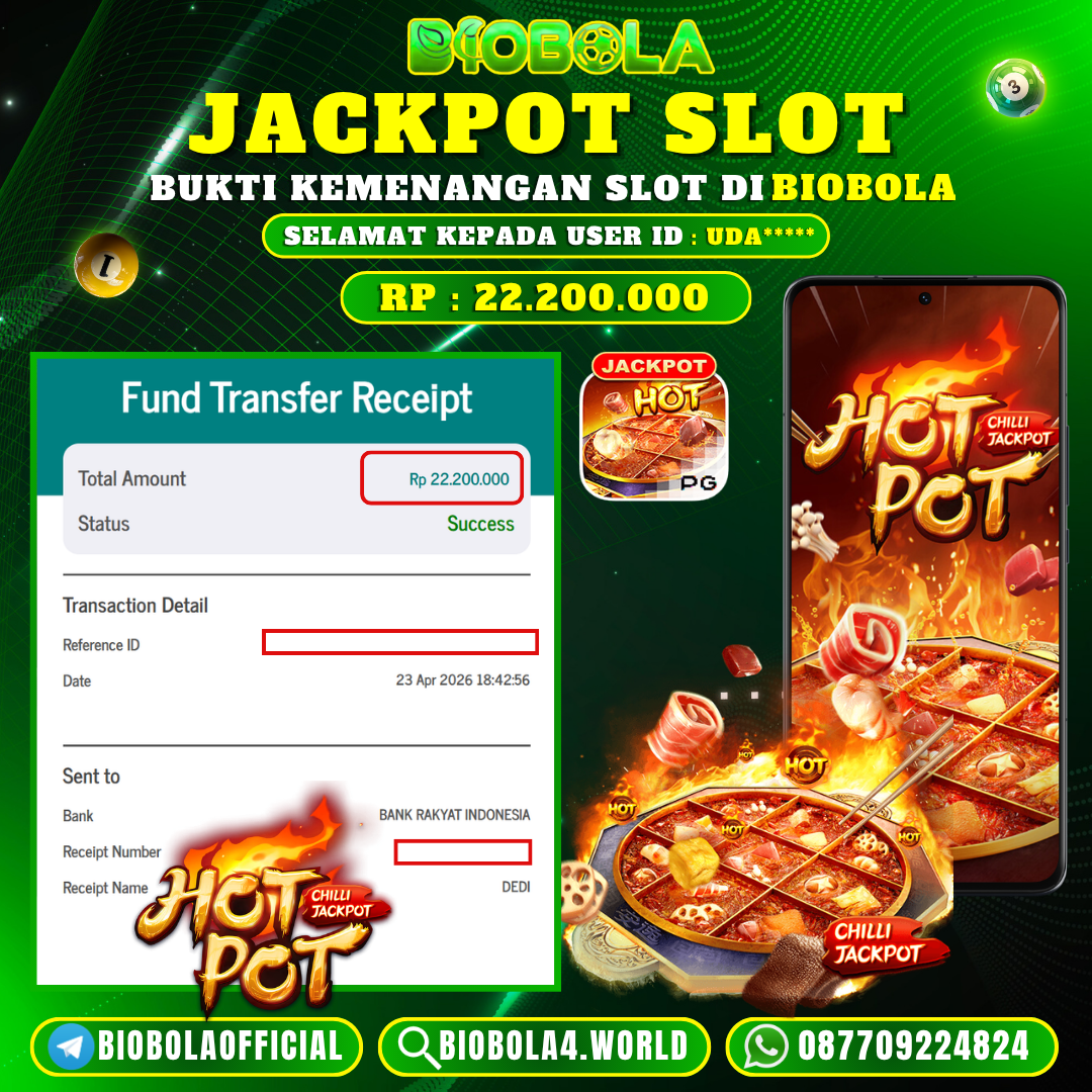 JP GAME HOTPOT PG SOFT 22 JT BIOBOLA DI BAYAR LUNAS !!