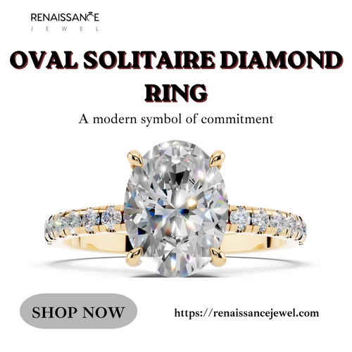 Yellow Gold Oval Brilliant Solitaire with Pavé Band.png