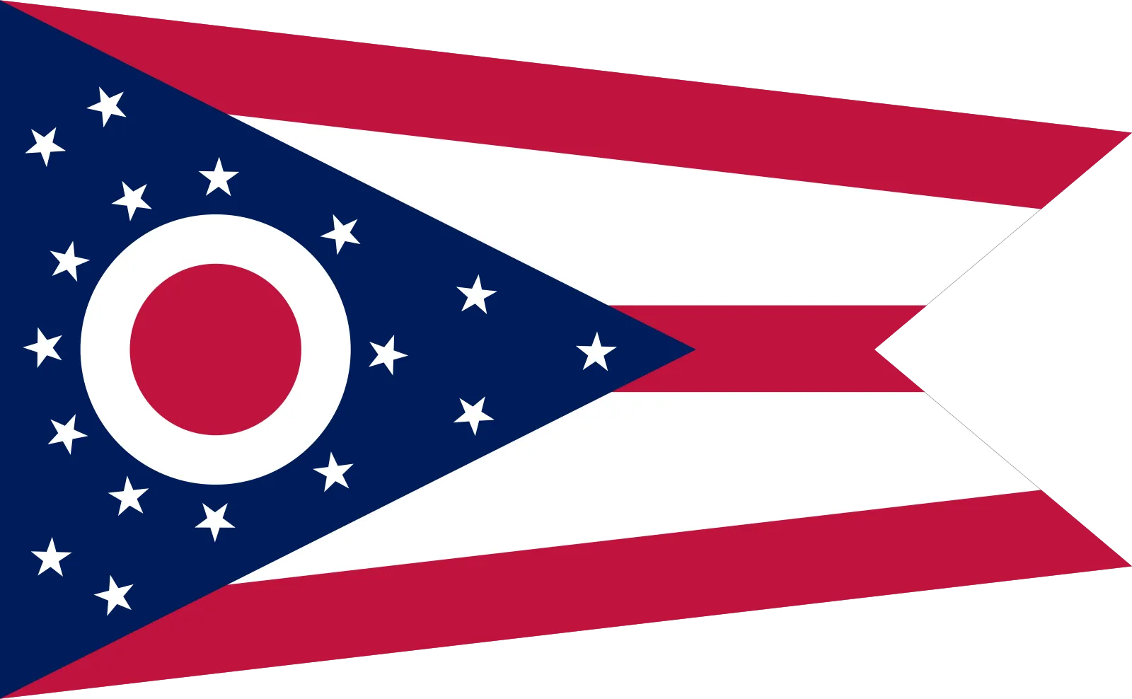 Ohio circle flag cavalry status United States 1902