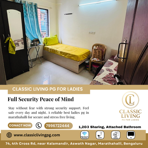 Classic Living PG offers full safety support ensuring stress free living for working women..png