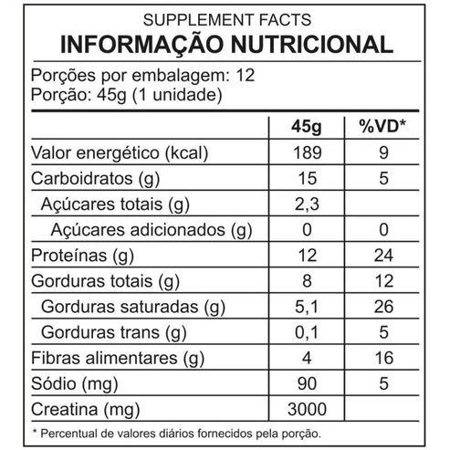 tabela de informacoes nutricionais barra de proteina creatina dark lab.webp