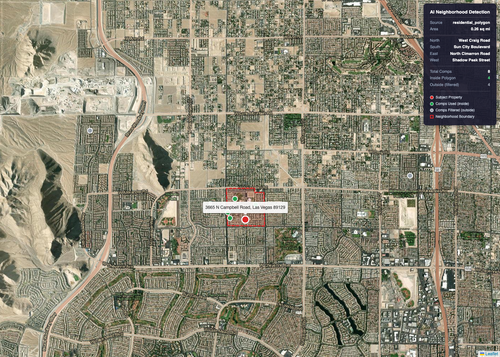 3665 N Campbell Road Las Vega neighborhood map.2