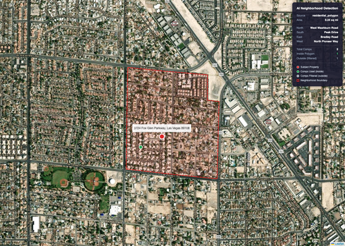 3724 Fox Glen Parkway Las Veg neighborhood map.png