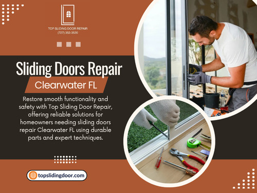 Rollers do all the heavy lifting—literally. They carry the weight of the door every single day.But here’s the catch: you can’t really see them, so they’re easy to forget.Most homeowners wait until the door becomes difficult to move, and by then, the damage is already done. That’s when Sliding door roller repair Clearwater FL becomes unavoidable.

Website: https://topslidingdoor.com/locations/clearwater-fl/

Phone: +1(727) 353-3520

Read Our Blogs:
https://topslidingdoor.wordpress.com
https://topslidingdoortampa.tumblr.com
https://topslidingdoor.wixsite.com/patiodoorrepairtampa

Related Links:
https://linktr.ee/topslidingdoortampa
https://www.apsense.com/user/topslidingdoor
https://whoosmind.com/topslidingdoor