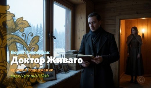 Читать краткий пересказ романа Бориса Пастернака «Доктор Живаго». Доктор Живаго, Пастернак, краткое .jpg