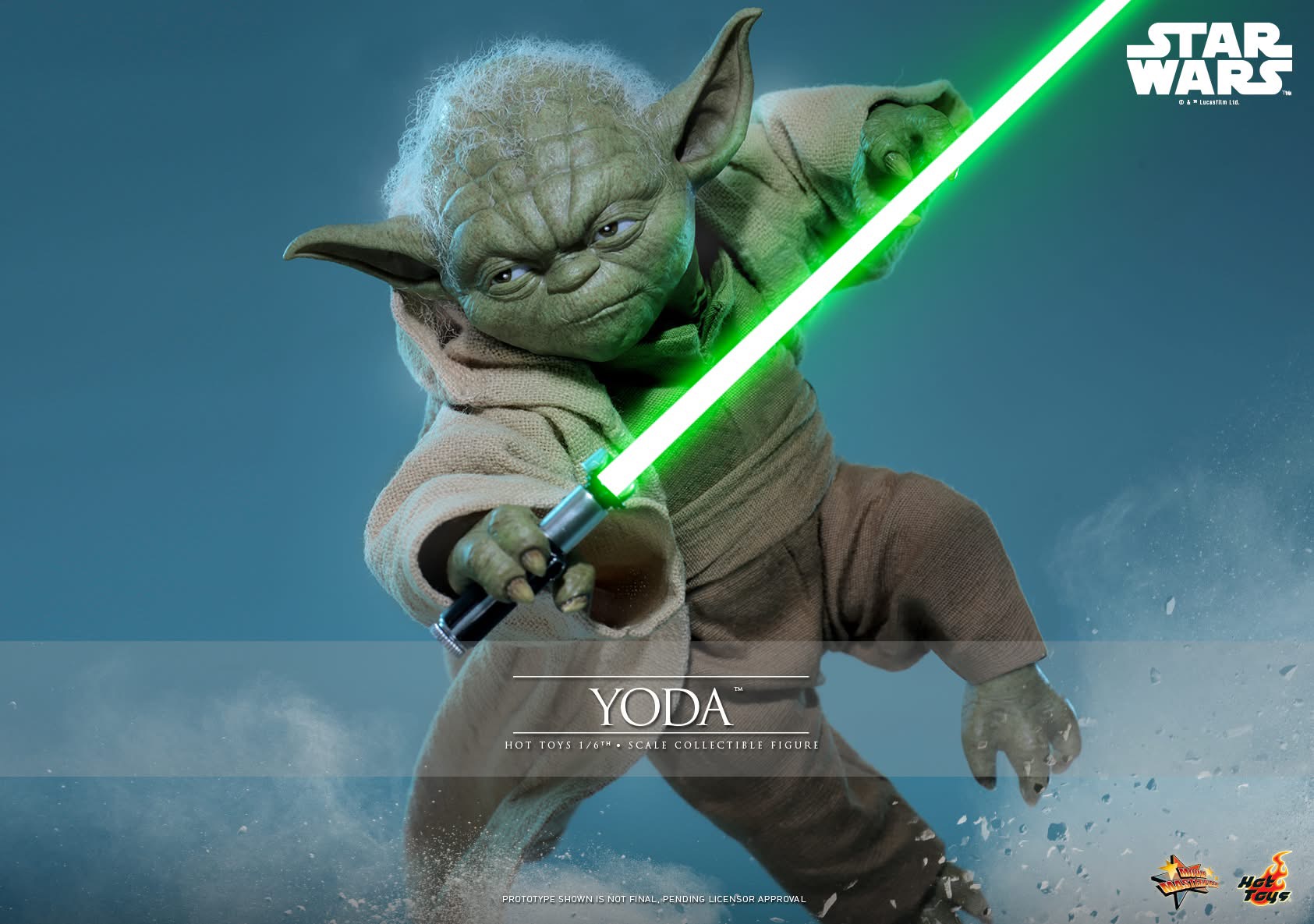 A legendary presence arrives with Hot Toys Yoda