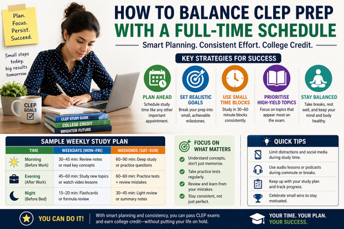 How to Balance CLEP Prep With a Full Time Schedule.png