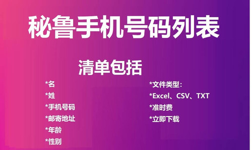 Peru Cell Phone Number List.jpg