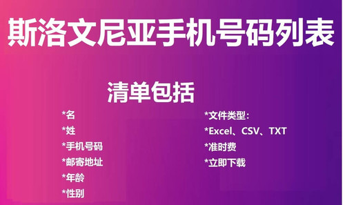 Slovenia Cell Phone Number List.jpg