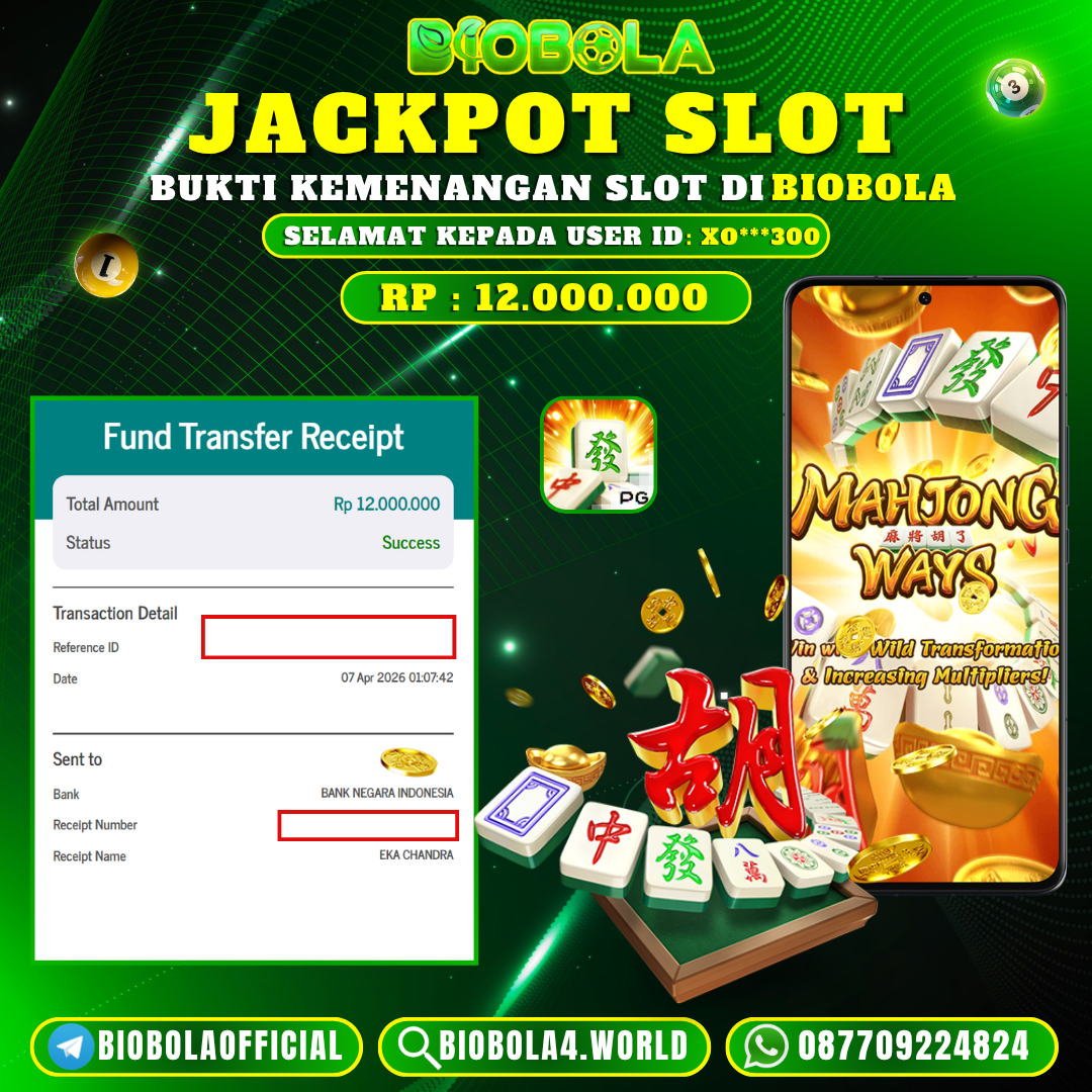 JP MAHJONG WAYS 12 JT BIOBOLA DI BAYAR LUNAS !!